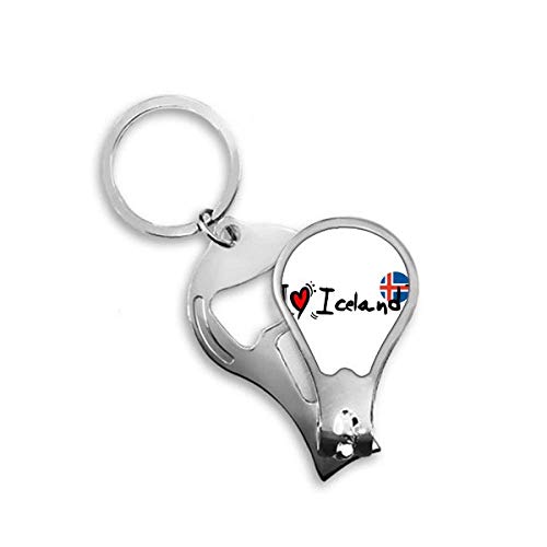 Coupe-ongles précis motif Islande avec levier ergonomique