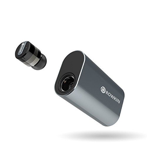 Rowkin Bit Charge Single: True Wireless Earbud w/Charging Case. Bluetooth Headphone, Smallest Cordless