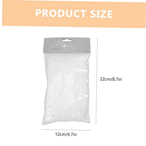 Zerodeko 3 Pçs 2 Árvore De Festival De Neve Artificial Neve Reunindo Pó DIY Simulação Neve Espumante