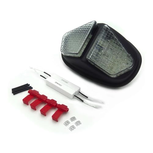 Feu arrière clignotant LED moto bloc optique stop 600 650 tuning 2004 2005