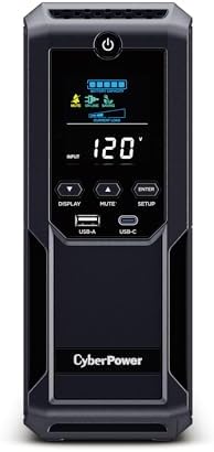 CyberPower BRG1500AVRLCD2 Intelligent LCD UPS Battery Backup | 15...