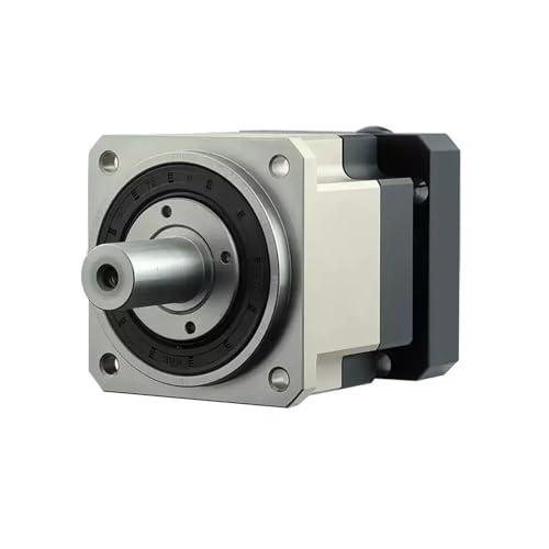 Helical Gear Reducer Gearbox for Nema 17 23 34 Stepper Motor Speed Reducer for 40 60 80 90 110 130 180mm Flange Servo Motor Speed Ratio 10 to 1(PLG090 14mm Input)