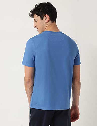 Image of Marks & Spencer Mens Printed Cotton Crew Neck Regular Fit T-Shirt