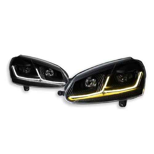 Conjunto Faro Delantero Para VW Para Golf 5 MK5 2003-2011 Faro Delantero Luces Antiniebla Led DRL Hella Tuning Light Accesorios De Coche
