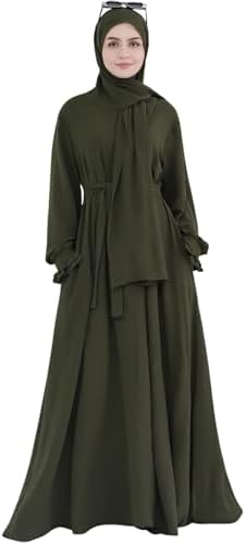 khalat Women Muslim Dress Middle East Robe Islamic Clothing with ...
