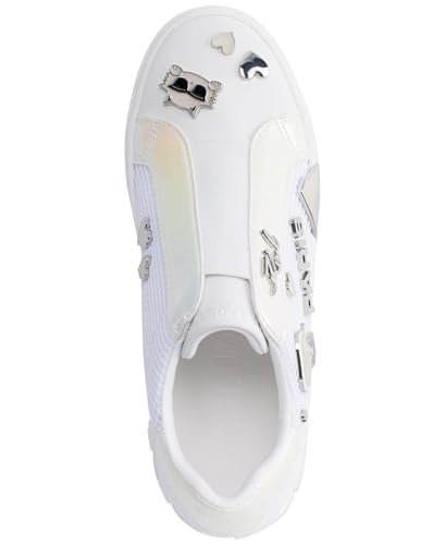 Image of Karl Lagerfeld Women's Mavise Slip on Sneaker with Pins | Casual Shoes