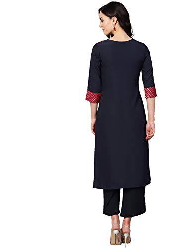 Image of ZIYAA Women's Crepe Straight Kurta