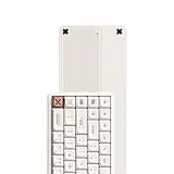 TRyYCB Teclado mecánico inalámbrico Ultrafino de Perfil bajo, Teclado para Juegos de Tres Modos para Uso en PC y Oficina(MG65 White)