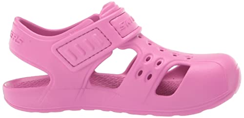 Skechers Girl's Foamies Wave Blast Sandal, Hot Pink, 13 Little Kid #TOP5