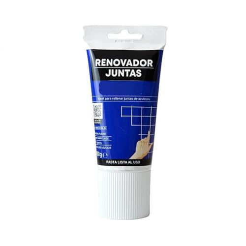 YIJIA | Renovador de juntas – Ideal para rellenar juntas de azulejos, Masilla lista al uso, Formato en tubo, 150 g - Alta Adherencia y Fácil Aplicación - Color Blanco