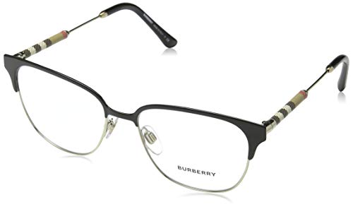 Burberry Women's BE1313Q Eyeglasses Black/Light Gold 53mm