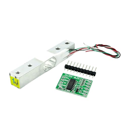 1KG 5KG 10KG 20KG Load Cell Model and HX711 Electronic Components Electronic Scale Weight Sensor for DIY Electronic(HX711 and 1KG)