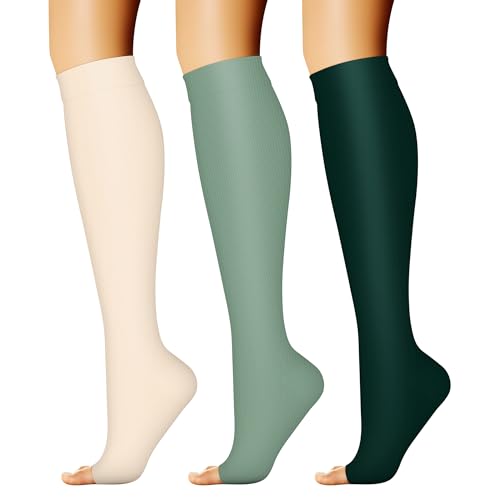 Image of Compression Socks (7 Pairs), 15-20 mmhg is BEST Graduated Athletic & Medical for Men & Women, Running, Flight, Travel, Nurses, Pregnant - Boost Performance, Blood Circulation