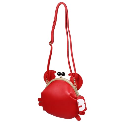 Sacoche crabe rouge en PU robuste pour en finir avec les sacs banals
