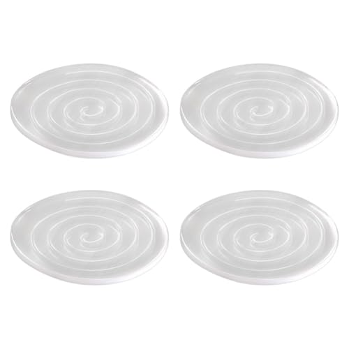 Vilgftyiet Antivibrations-Silikon-Möbelfüße für Waschmaschine, Kühlschrank, Tisch, Schrank, Stuhl, rutschfeste stoßdämpfende Beinmatten, 40 mm/60 mm/80 mm, rund und quadratisch, 4 Stück