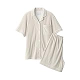 無印良品 婦人 着るタオル 両面パイル半袖パジャマ レディース FD1L9A5S ライトベージュ 婦人XL