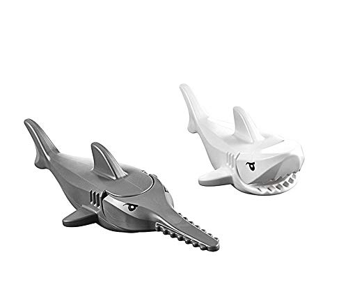 Great White Shark and Sawfish Combo (with Sea Plant, Jewel, and Fish) 60095 - Lego - Immagine 1