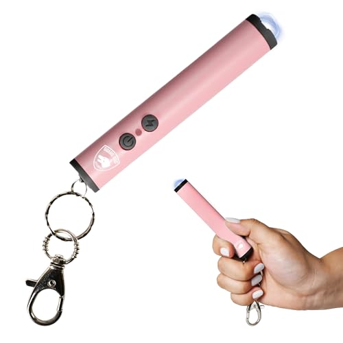 Mini Stun Gun for Self Defense, Smallest Stun Gun for Women, Keychain-Friendly, LED Flashlight, USB-C Rechargeable, Max Strength, Enlight Mini Stun Pen by Guard Dog Security