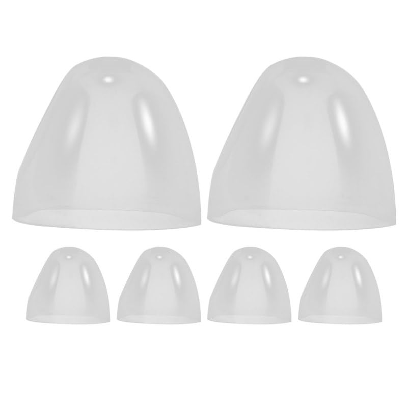 6PCS Wide Mouth Baby Bottle Caps Replacement, Sealing Lids Covers