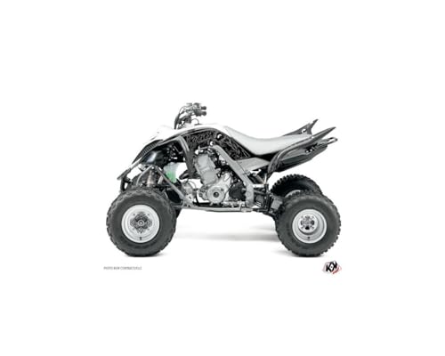 Kit déco Raptor 700 Yamaha autocollant noir graphisme zombie 2006-2012