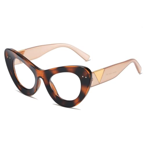 Lunettes de soleil œil de chat ambre champagne taille unique