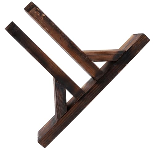 BESPORTBLE Holzzaunbasis Gartenzaunstütze Aus Massivem Holz Stabil rutschfest Glatte Oberfläche Zaunfuß Für Innen Und Außenbereich Praktische Montage Zaunzubehör Für Gartenzäune