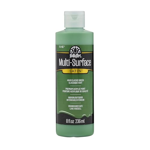 Image of FolkArt Multi-Surface Paint (8 oz), , Classic Green