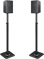 Mounting Dream Lautsprecherständer höhenverstellbar für Satelliten bis zu 5KG, 2er-Set Bodenständer