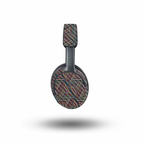 Image of MightySkins Carbon Fiber Skin Compatible with Bose QuietComfort Ultra - Triangle Stripes | Protective, Durable Textured Carbon Fiber Finish | Easy to Apply