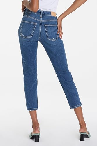 DEAR JOHN Roxie High Rise Cropped Leg Women's Mom Jeans4
