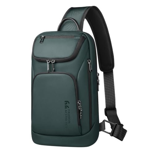 Bolso bandolera hombre cruzado: mochila de pecho compacta para tablet