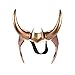 Chiefstore Loki Masque Loki couronne résine cornes nouveau Cosplay Costume casque accessoire pour hommes adultes déguisement Halloween marchandise accessoires