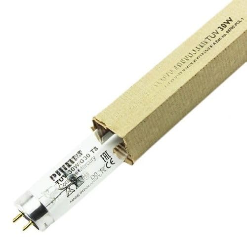 INDETOUCH Germicidal 30 Watts G13 UVC, 3ft Ultraviolet Tubelight for Air Sterilization/Water Purification/Food Dairy Bacteria Virus Disinfecting (Made in Poland)