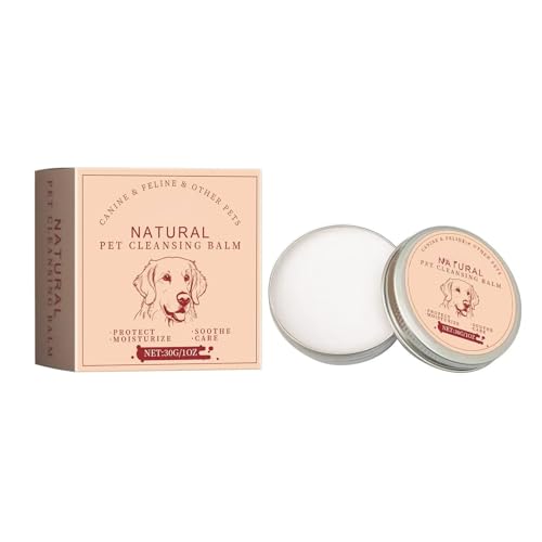 Generisch 2026 Nettoyage des taches lacrymales chez les animaux domestiques, nettoyage en douceur, soin des taches lacrymales chez les animaux domestiques, chats, chiens, soin des yeux (beige, 30 g)