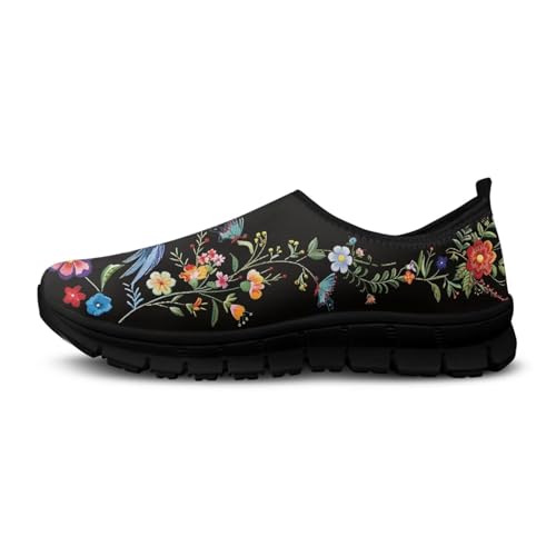 Image of Women's Loafers Slip On Slip Shoe Casual Walking Shoes Non Slip Work Shoes Mesh Athletic Sneakers