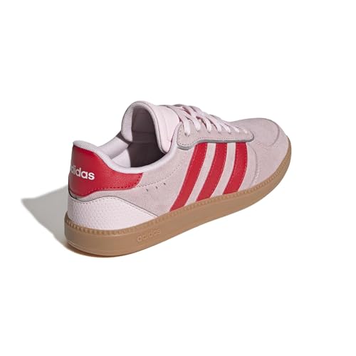 Image of adidas Womens Breaknet Sleek Sneakers Shoes Casual - Brown