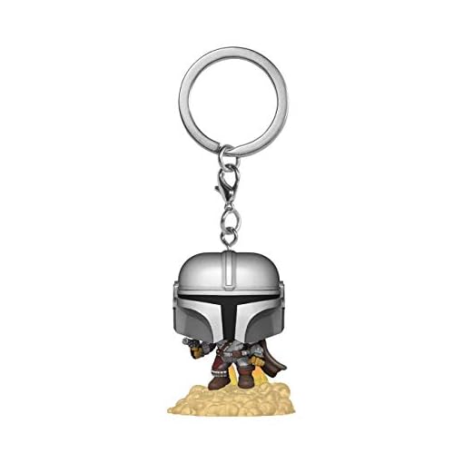 FUNKO POP! KEYCHAIN: Star Wars - The Mandalorian - Mando with Blaster