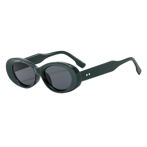 Lunettes de soleil ovales vintage avec protection UV stylée pour homme et femme