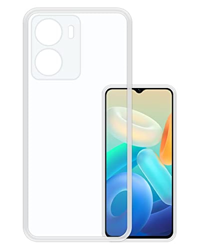 Image of COVERBLACK Rubber Back Cover for Vivo V2253 / T2x 5G - Transparent