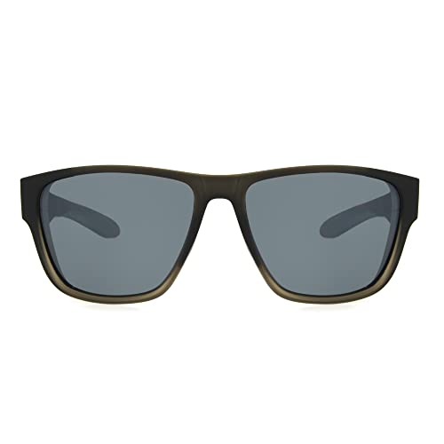 Body Glove Brosef Rectangle Sunglasses, Grey, 55 mm2