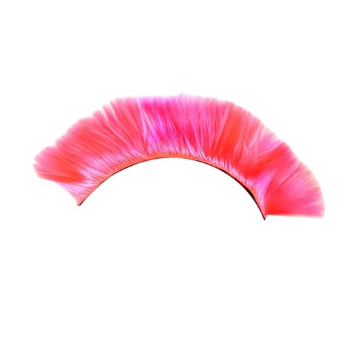 Peluca rosa transpirable ideal para fiestas de disfraces en exteriores