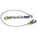 Werner 6 Ft. Decoil Cable Tie-Back Single Leg Lanyard ( 5/16In Vinyl Coated Cable Snaphook)