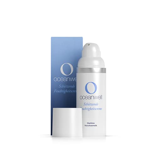 Preisvergleich Produktbild Oceanwell Basic schützende Feuchtigkeitscreme 50 ml trockene + sensible+ reife Haut Skincare Moisturizer Naturkosmetik 24h Pflege Vegan