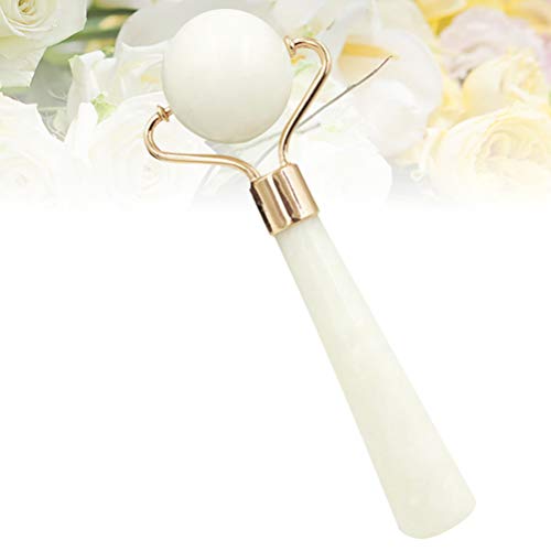 PIXNOR Rolo de Jade Natural Facial Pedra de Jade Quartzo Rolo Facial Quartzo Jade Massager Ferrament