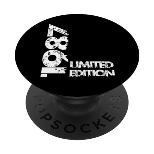 Edición limitada 1987 Cumpleaños 1987 Nacido 1987 Vintage PopSockets PopGrip Intercambiable