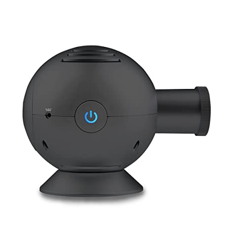 Polygens Led Analog Projection Clock With Night Light, 360° Rotation & Brightness/Size Adjustable For Home Deco On Bedroom Ceiling - Unique Room Clock #TOP4