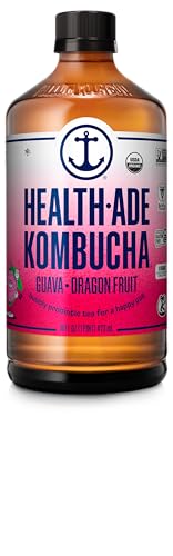 Health-Ade Guava Dragon Fruit Organic Kombucha, 16oz