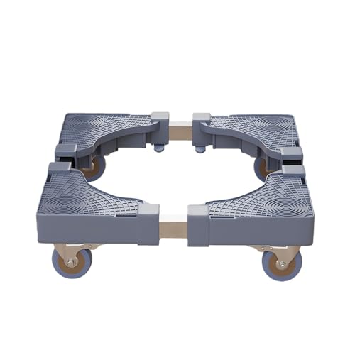 洗濯機 台 冷蔵庫 高架かさ上げ 置き台 全自動洗濯機の洗濯機スタンド ドラム式洗濯機 台 冷蔵庫洗濯機ベース,支架,360°旋? キャスター付き 可伸?,可移?,41.5-74CM伸縮式 10-13CM高度調節 (標準4輪)