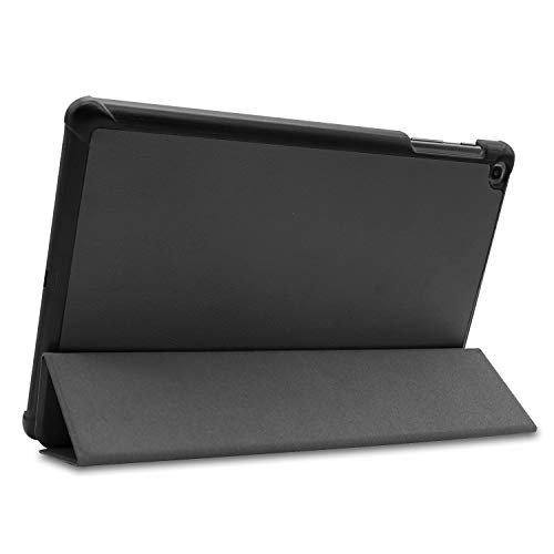 Robustrion Smart Trifold Hard Back Flip Stand Case for Galaxy Tab S5e 10.5 inch Tablet (SM-T720/T725) 10.5 inch 2019 Release - Black