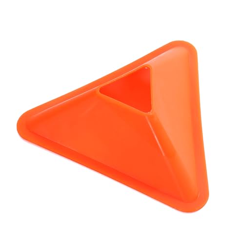 kekafu 5 Stück Trainingsscheibe Fußball Dreieck Übungsfeld Sport Agility Training Tragbare Ausrüstung für Kinder Erwachsene